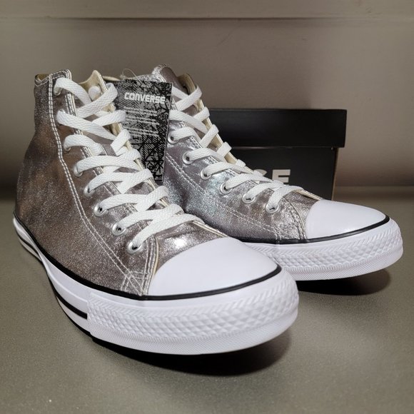 Converse CTAS Hi Metallic Unisex Sneakers NWT